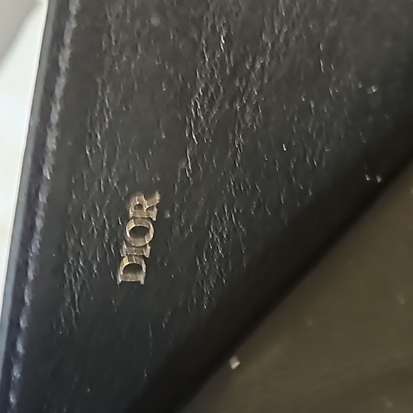 Christian Dior Trotter Black Leather and Canvas Card Holder - Picture 5 of 5